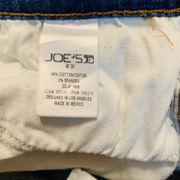 JOES JEANS Phoebe Distressed Faded Denim Shorts - Picture 7 of 8